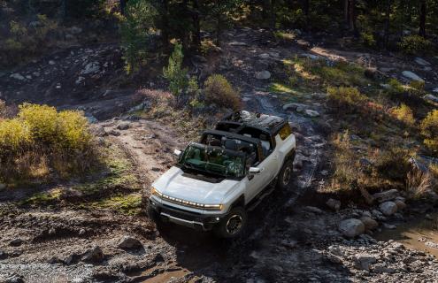 Dak Elektrische GMC Hummer SUV