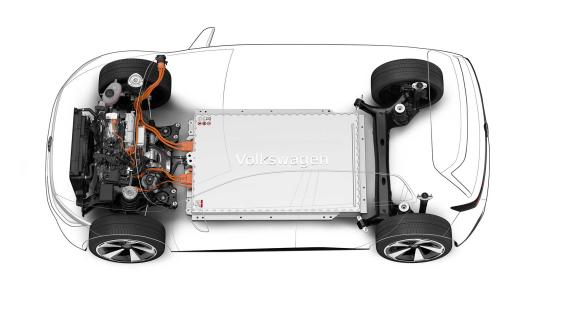 Volkswagen ID.2all skelet van boven