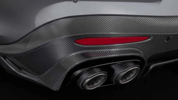 Brabus GT 750 (C292) grijs (2024) uitlaat