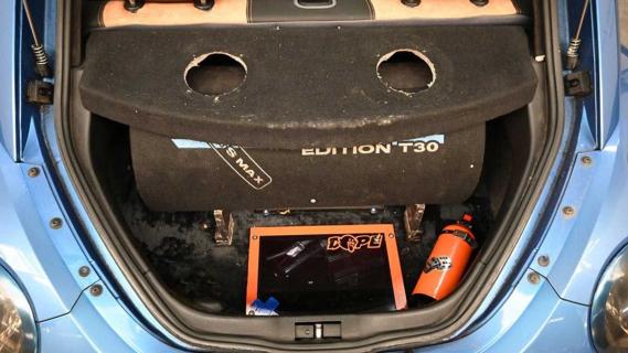 Airride Volkswagen New Beetle bij Domeinen