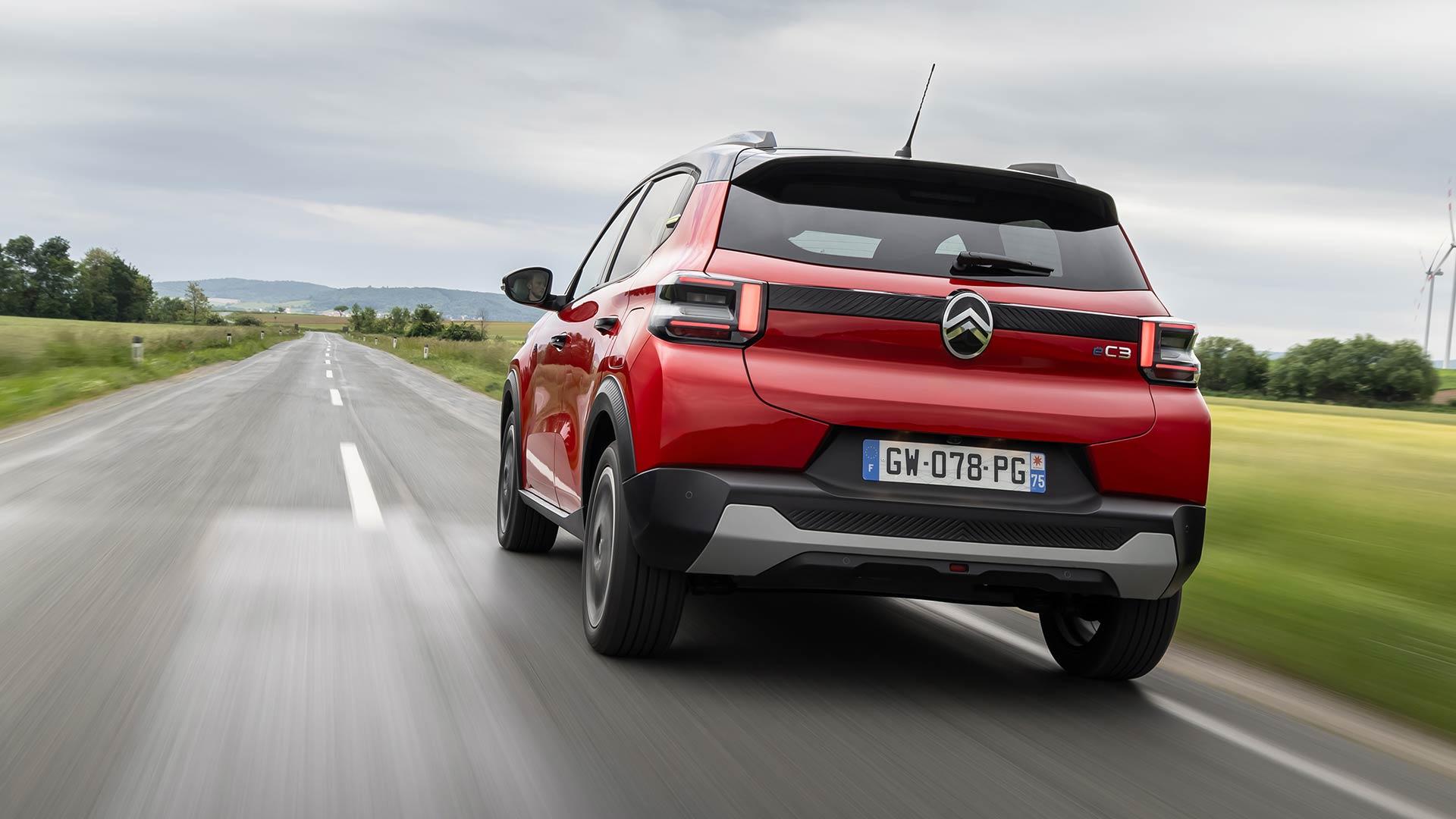 Citroën ë-C3 Max 2024 review: achter rijdend
